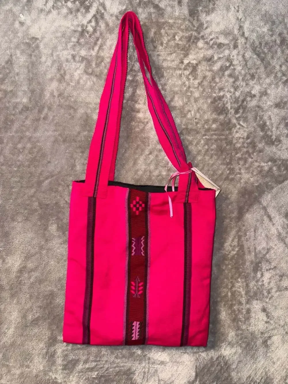 Weave of Hope Handwoven Tote Bag Lake Atitlan Guatemala